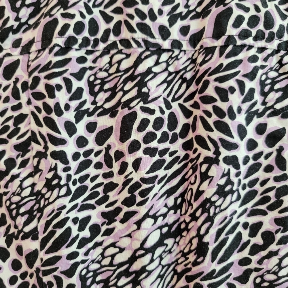 Express Design Studio Animal Print Shirt Dress Size 4 - Picture 5 of 5